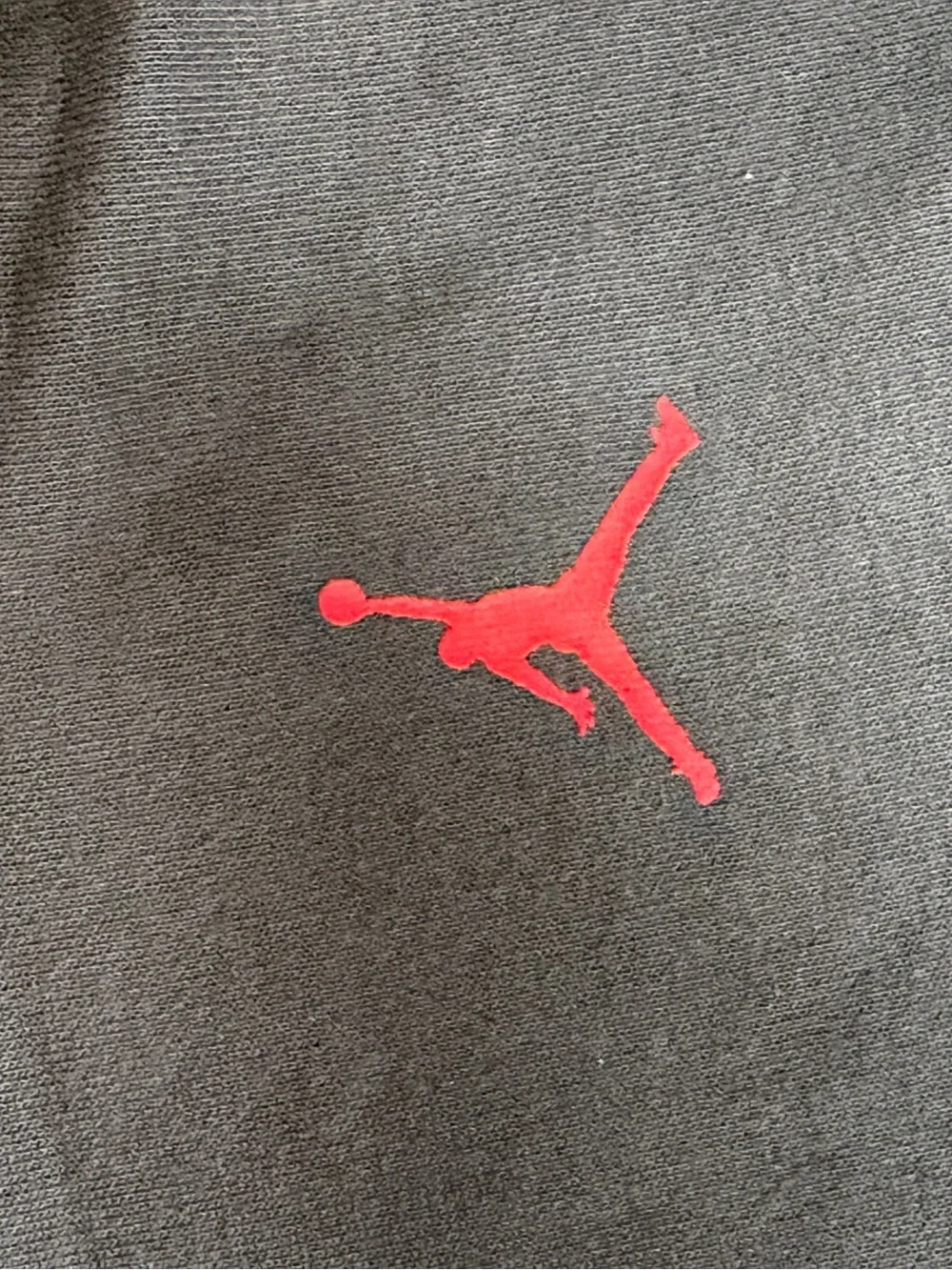 Jordan Black Pullover Hoodie with Red Jumpman